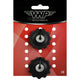 derailleurwieltjes 11 tanden single speed zwart 2 stuks