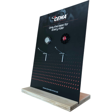 Cema toonbankdisplay derailleurwieltjes pulleys