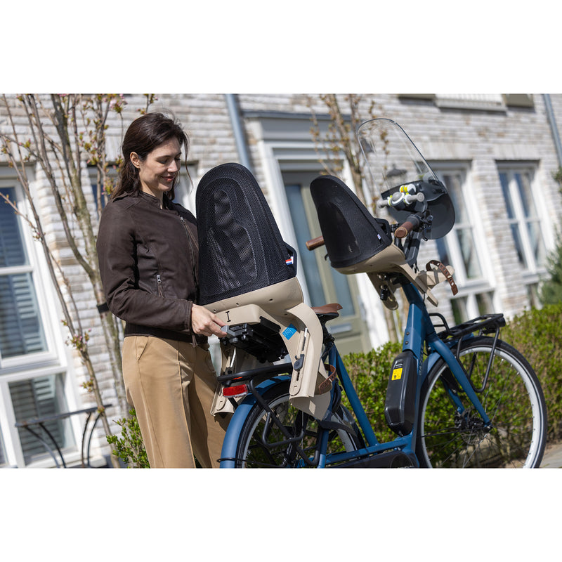 Load image into Gallery viewer, Qibbel achterzitje air mik-hd cappuccino
