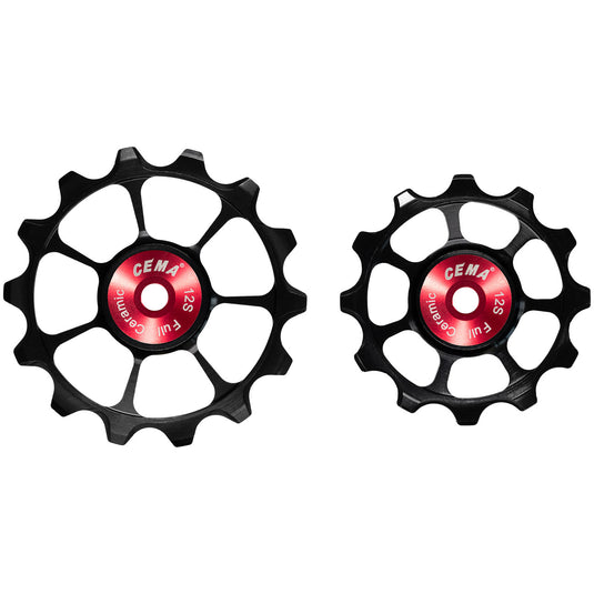 Cema derailleurwieltjes sram axs +xplr full ker. 12v zwart