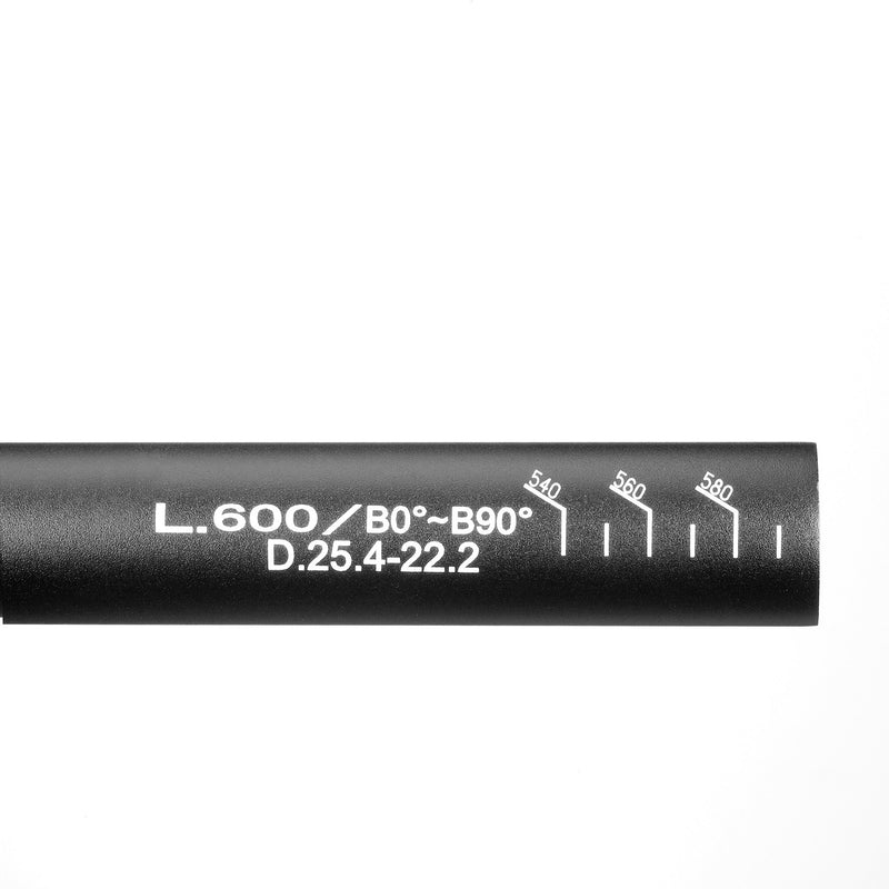 Load image into Gallery viewer, Ergotec stuur ahs superlight 25,4 verstelbaar zwart
