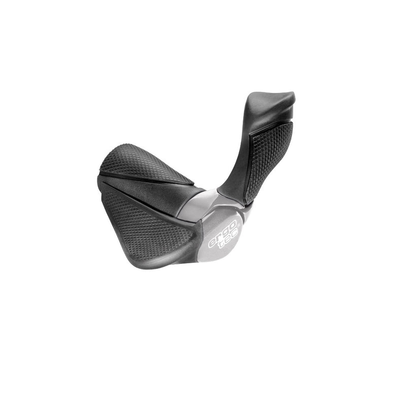 Load image into Gallery viewer, Ergotec handvatpaar mf2 kraton aluminium 130 + 87 mm - zwart

