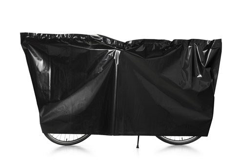 Load image into Gallery viewer, VK Fietsbeschermhoes - zwarte polyethyleen fietshoes (100x220cm)
