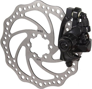 mechanische schijfremset DM33 160 mm voor + achter