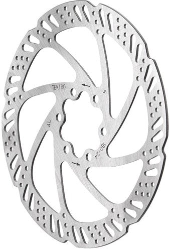 Tektro remschijf rvs 6-bouts 180mm