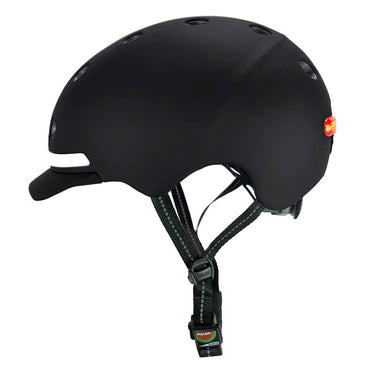 Melon helm met verlichting e-series black ice m-l