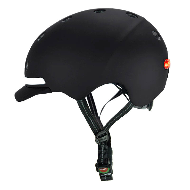 Load image into Gallery viewer, Melon helm met verlichting e-series black ice xl-xxl
