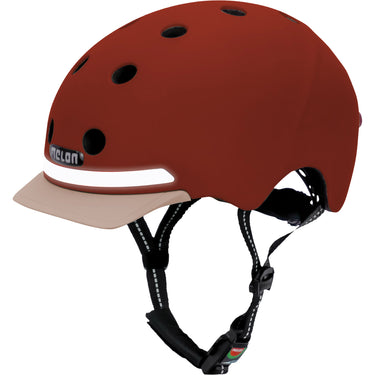 Melon helm met verlichting e-series sepia m-l