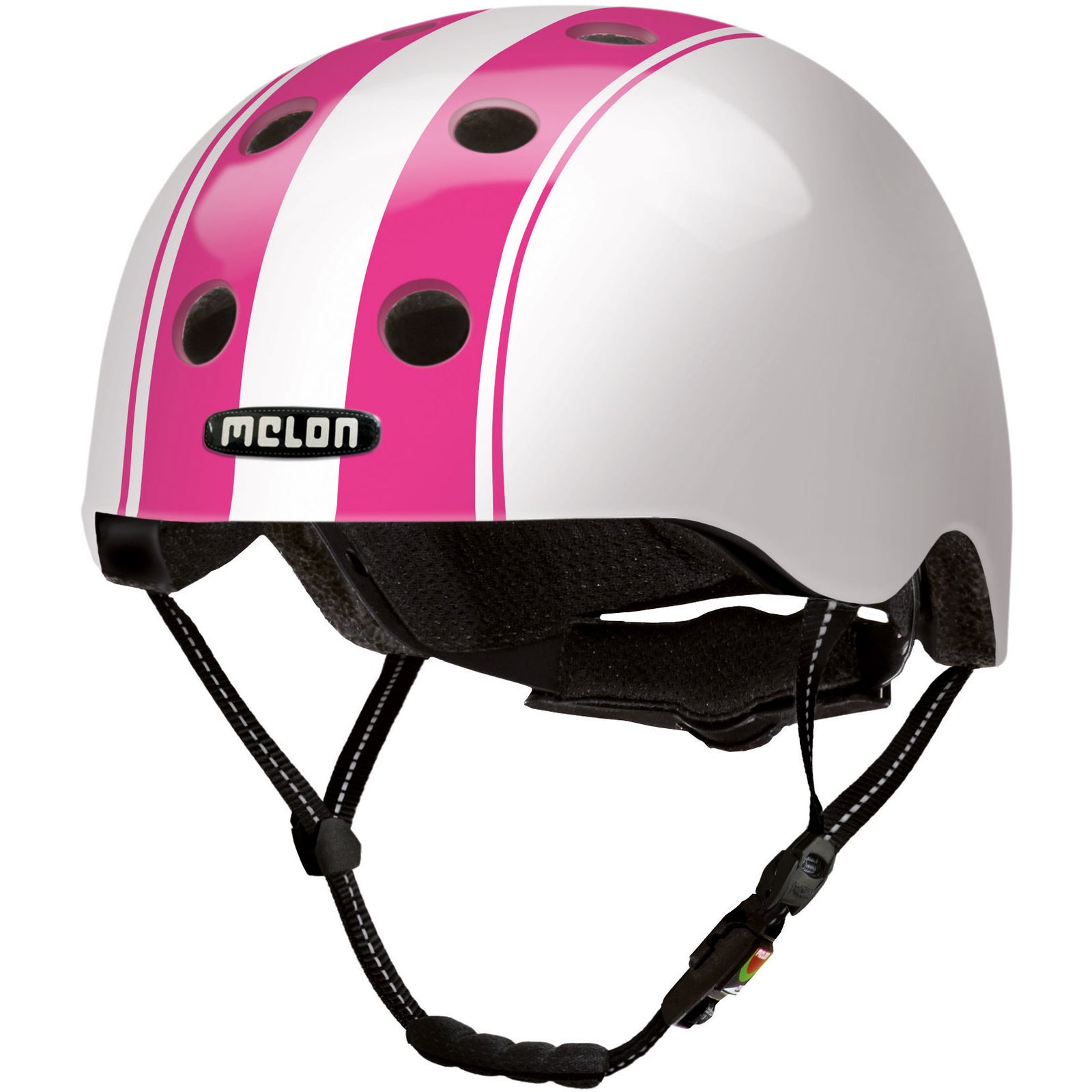 Melon helmet Double Pink White XL-2XL (58-63cm) pink/white