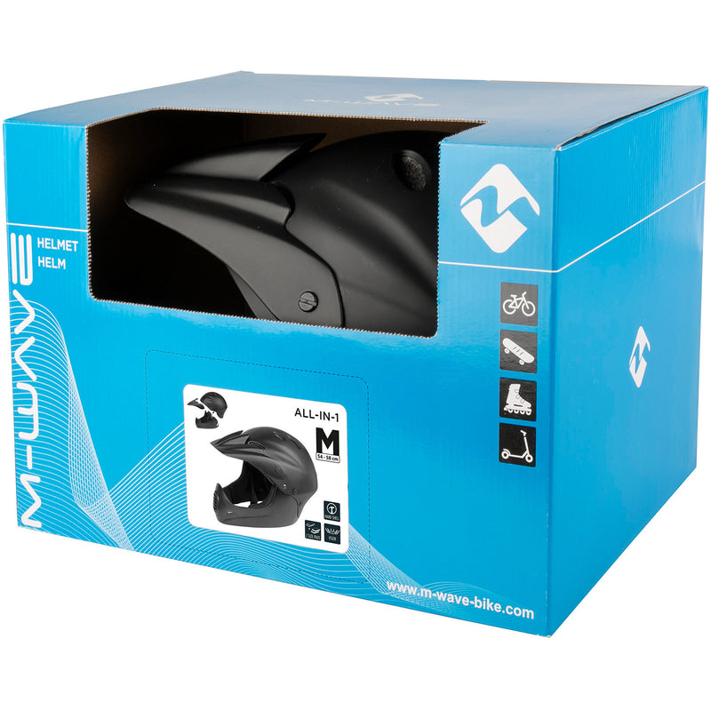 Load image into Gallery viewer, M-wave helm all-in-1 fullface downhill s m (54-58)
