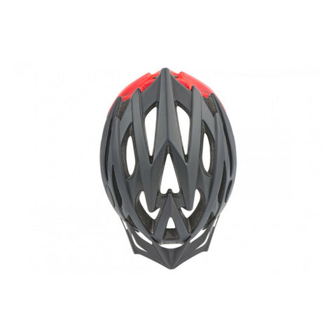 cycling helmet twig unisex 55/58 cm easy-lock black/red