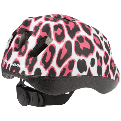 bicycle helmet pinkey cheetah xs girls pink