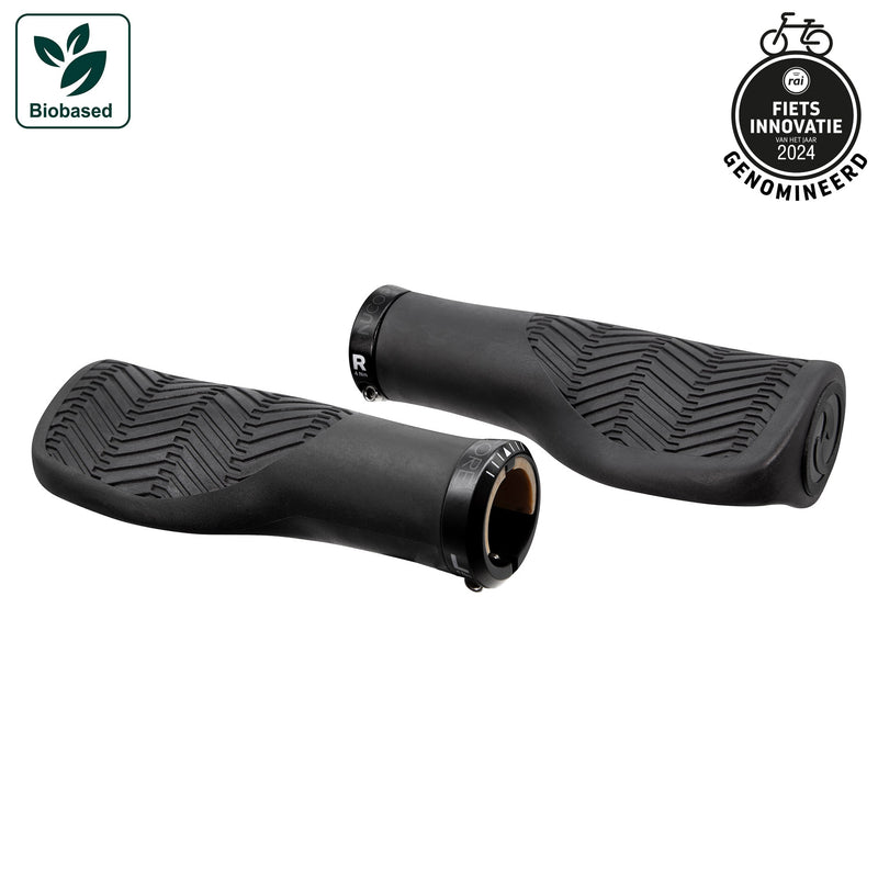 Load image into Gallery viewer, Herrmans handvatset nucore town wave 130 130mm zwart
