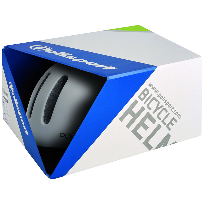 Load image into Gallery viewer, Polisport helm Commuter mat wit grijs L 58-61cm
