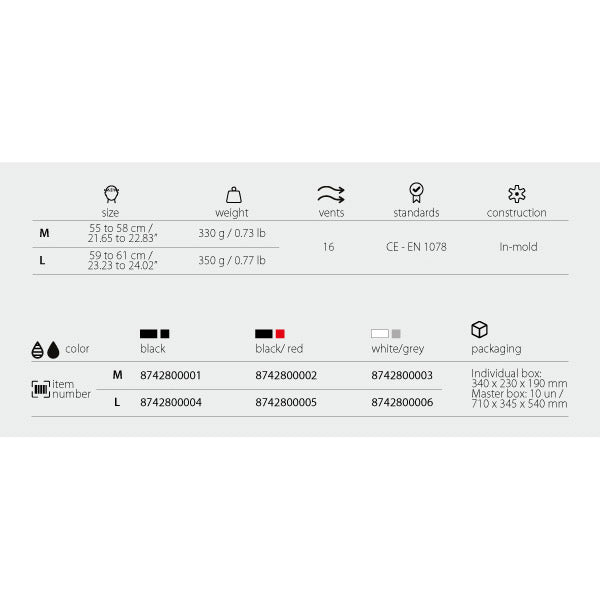 Load image into Gallery viewer, Polisport mountain pro fietshelm m 55-58cm zwart
