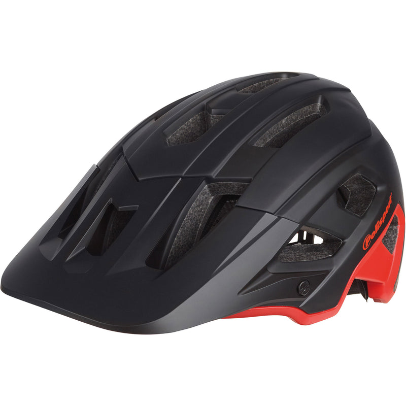 Load image into Gallery viewer, Polisport mountain pro fietshelm m 55-58cm zwart rood
