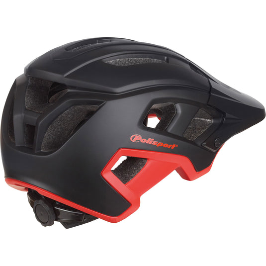 Polisport mountain pro fietshelm m 55-58cm zwart rood