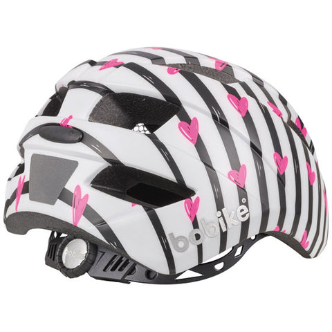 children's helmet bobike plus pinky zebras (52-56cm) white