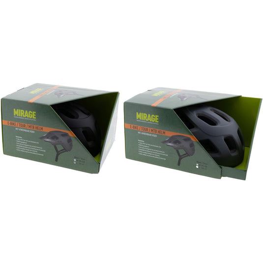 Mirage urban helm e-bike led 55-58cm mat blauw