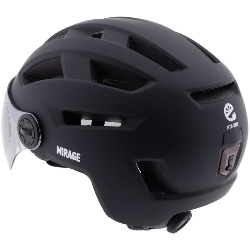 Load image into Gallery viewer, Mirage urban helm speed pedelec led 55-58cm mat zwart
