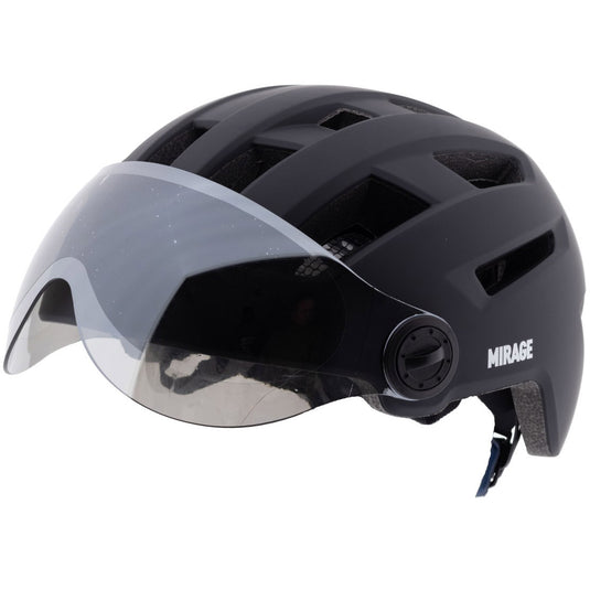 Mirage urban helm speed pedelec led 55-58cm mat zwart