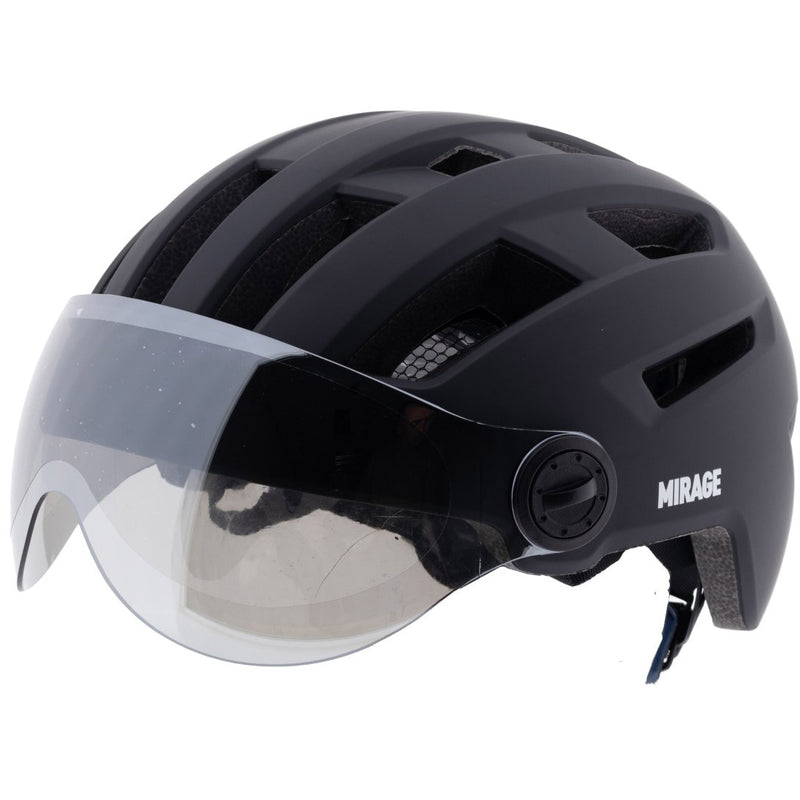 Load image into Gallery viewer, Mirage urban helm speed pedelec led 55-58cm mat zwart
