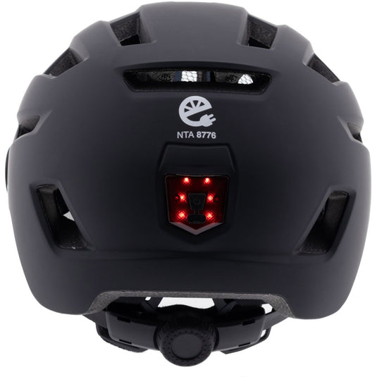 Mirage urban helm speed pedelec led 58-61cm mat zwart