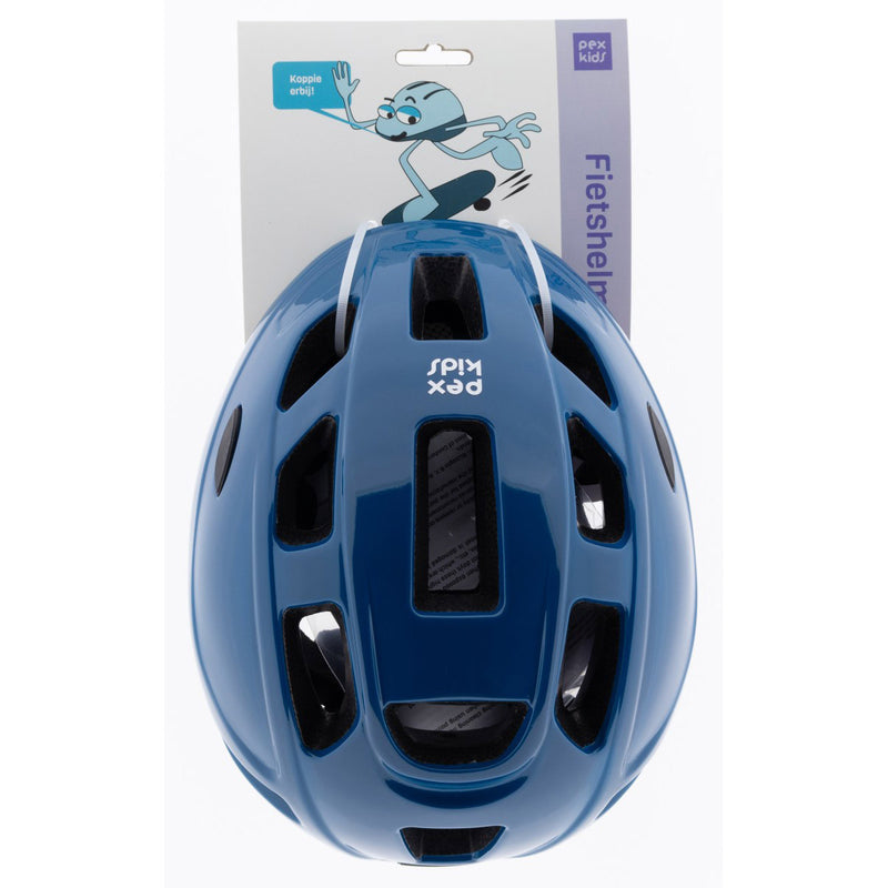 Load image into Gallery viewer, Pexkids kinderhelm in-mold 48-52cm blauw
