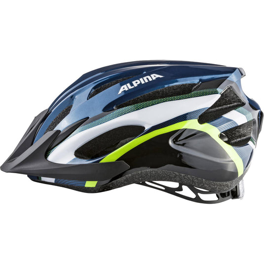 Alpina sports mtb helm mtb17 58-61 glans donkerblauw neon