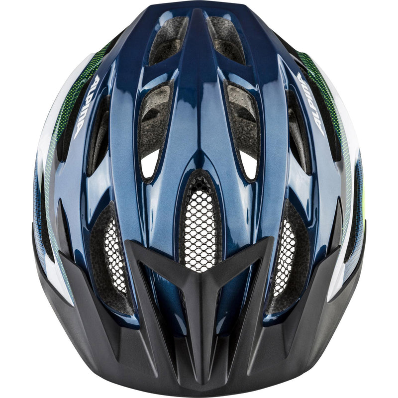 Load image into Gallery viewer, Alpina sports mtb helm mtb17 58-61 glans donkerblauw neon
