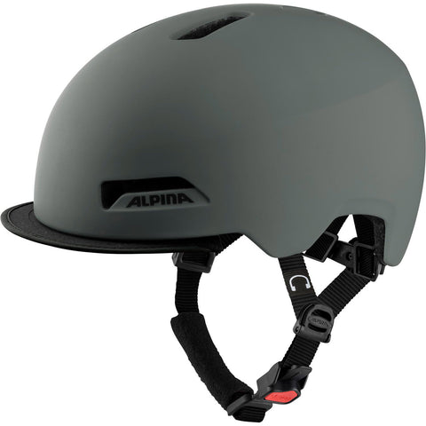 alpina helmet brooklyn coffee-grey matt 52-57cm