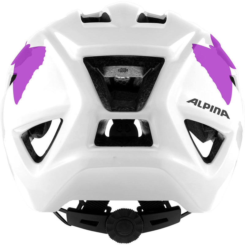 Load image into Gallery viewer, Olympic sportswear alpina sports kinderhelm pico pearlwhite butterflies 50-55
