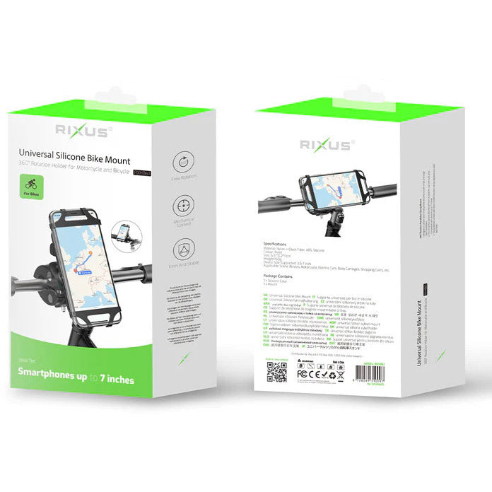Load image into Gallery viewer, Olympic sportswear rixus telefoonhouder rxhb61 3,5-7 siliconen zwart
