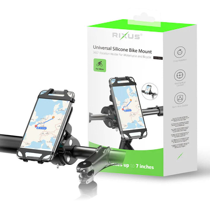 Load image into Gallery viewer, Olympic sportswear rixus telefoonhouder rxhb61 3,5-7 siliconen zwart
