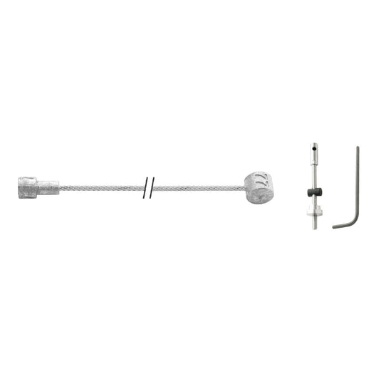 ELVEDES Trommelrem binnenkabel 2250mm verzinkt met onderdelen (op kaart)