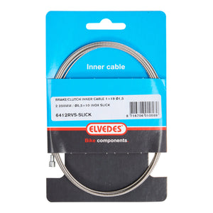Elvedes rem binnenkabel 2250mm rvs v-nippel