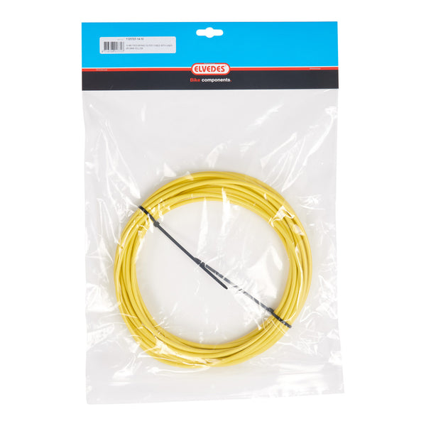 brake outer cable 1125 yellow 5 mm 10 meters on a roll