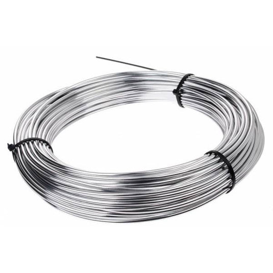 Saccon rol buitenkabel rem (per 50m) chroom dt15005