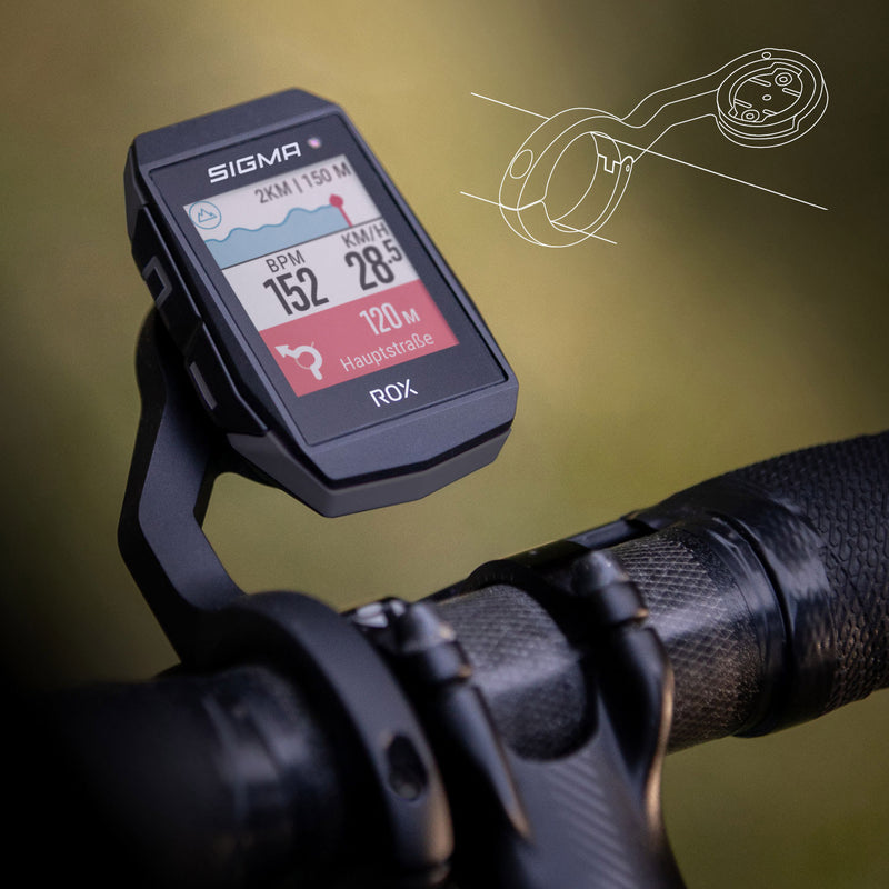 Load image into Gallery viewer, Sigma rox 11.1 evo gps hr set zw zw short butler+ant+ ble borstr+usb-c
