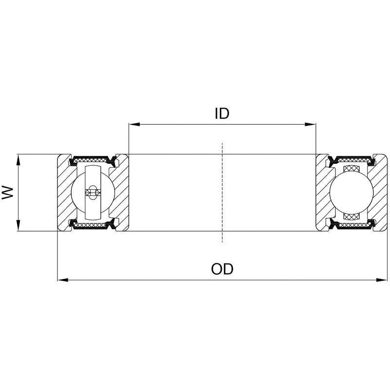 Load image into Gallery viewer, Union kogellager ball bearing cb-110 18x30x7
