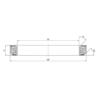 Union kogellager ball bearing cb-740 31x41,8x8