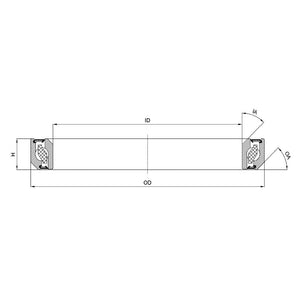 Union kogellager ball bearing cb-751 34,1x46x7