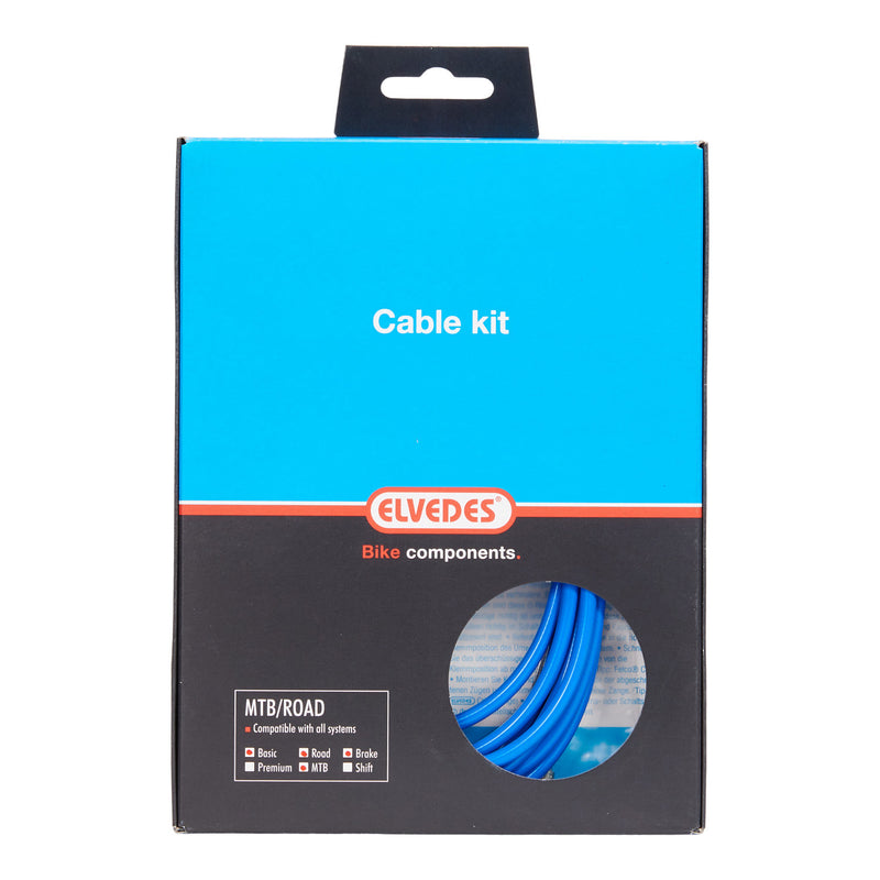 Load image into Gallery viewer, Elvedes Remkabelkit ATB race universeel blauw 2015013
