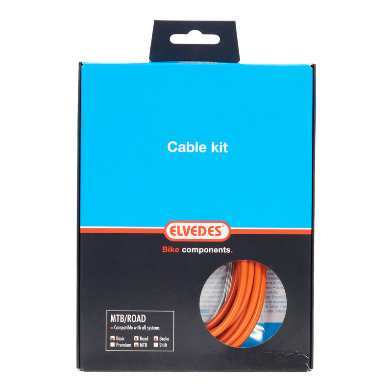 Load image into Gallery viewer, Elvedes Remkabelkit ATB race universeel oranje 2015014
