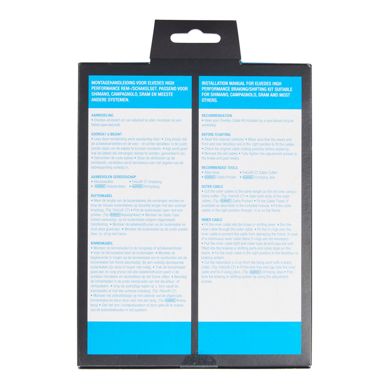 Load image into Gallery viewer, Elvedes Remkabelkit ATB race universeel geel 2017152
