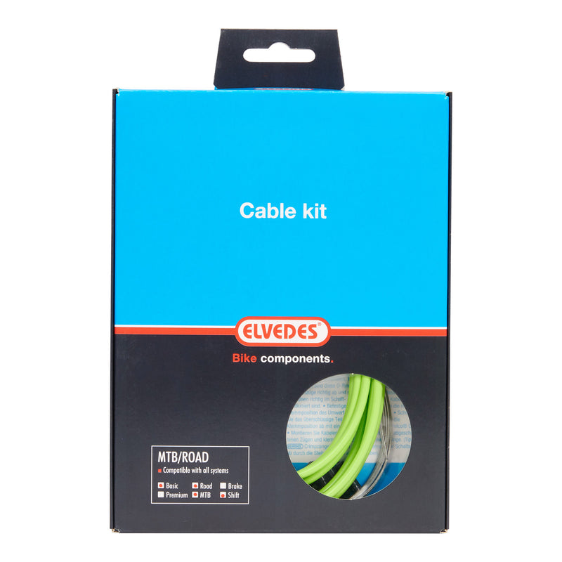 Load image into Gallery viewer, Elvedes schakelkabelk.ATB race universeel groen 2015008
