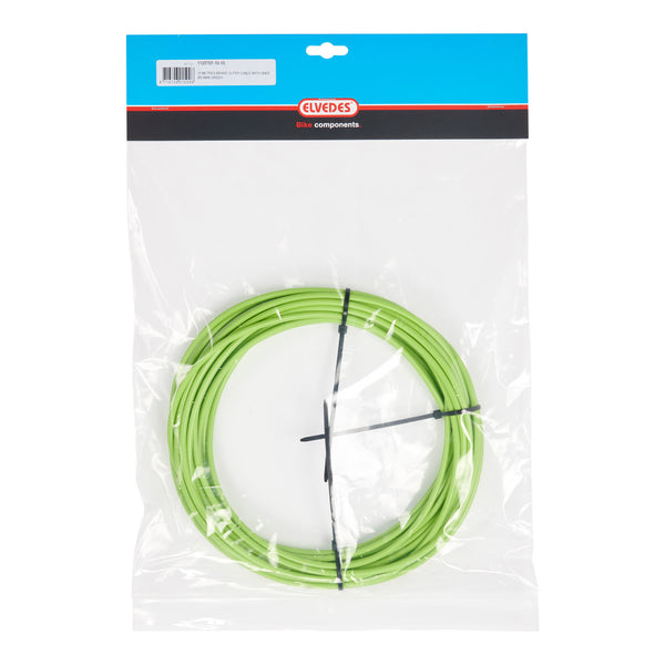 Elvedes brake outer cable 5mm (10m)green liner 1125TEF-10-10