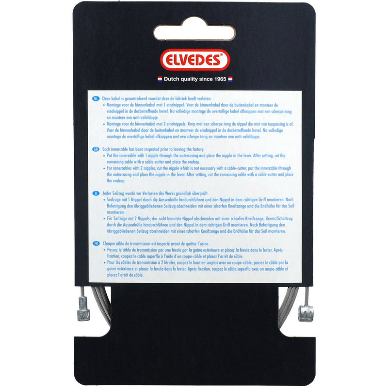 Load image into Gallery viewer, Elvedes kabel rem binnen bmx freestyle boven 1.35 rvs
