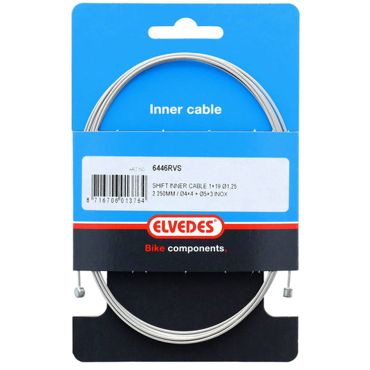 Elvedes schakel binnenkabel 2250mm rvs ø1,25mm n t-nippel