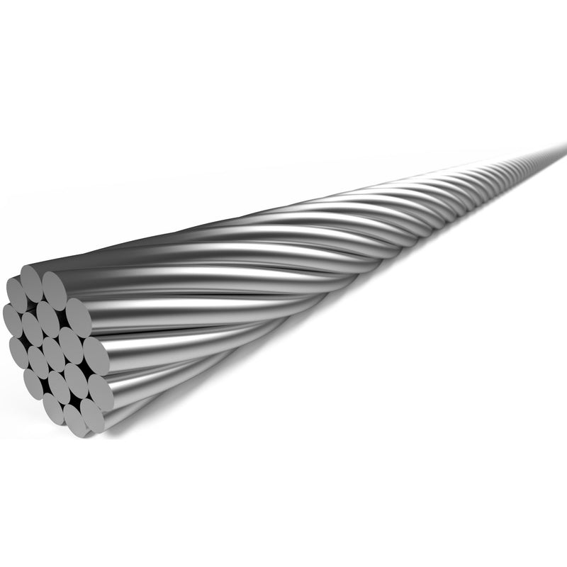 Load image into Gallery viewer, Elvedes schakel binnenkabel 2250mm rvs �1,25mm n t-nippel
